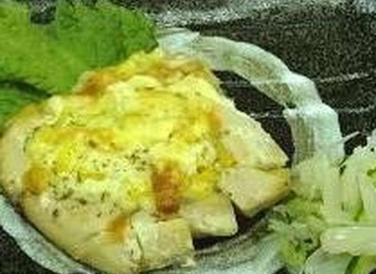 魚のマヨコーン焼き 薬膳風和え物