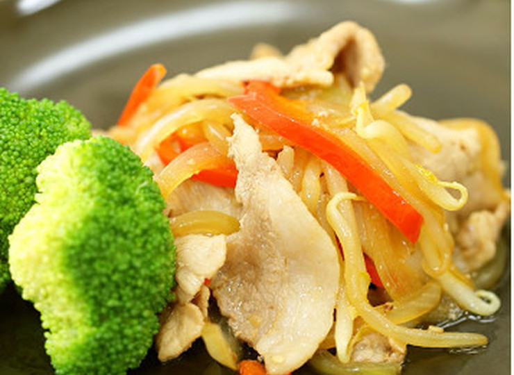 簡単に焼き肉風味ダレで一品