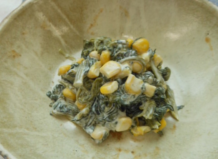 ほうれん草のマヨ和え