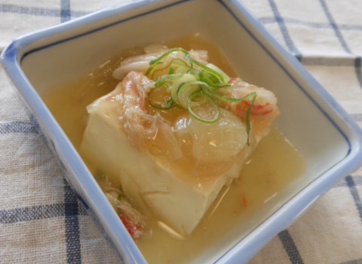 かに風味あんかけ豆腐