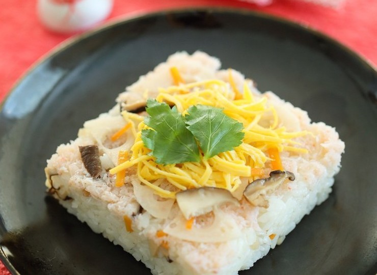 やさしい味付けの五目ちらし