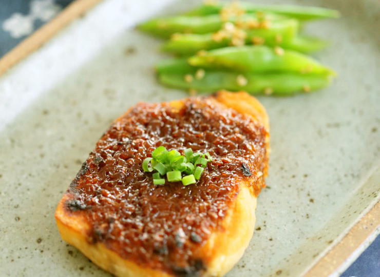 めかじきにぴったり 甘め味付け葱味噌焼き
