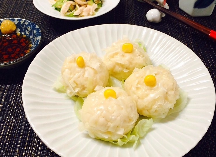 豆腐と鶏ひき肉シュウマイ