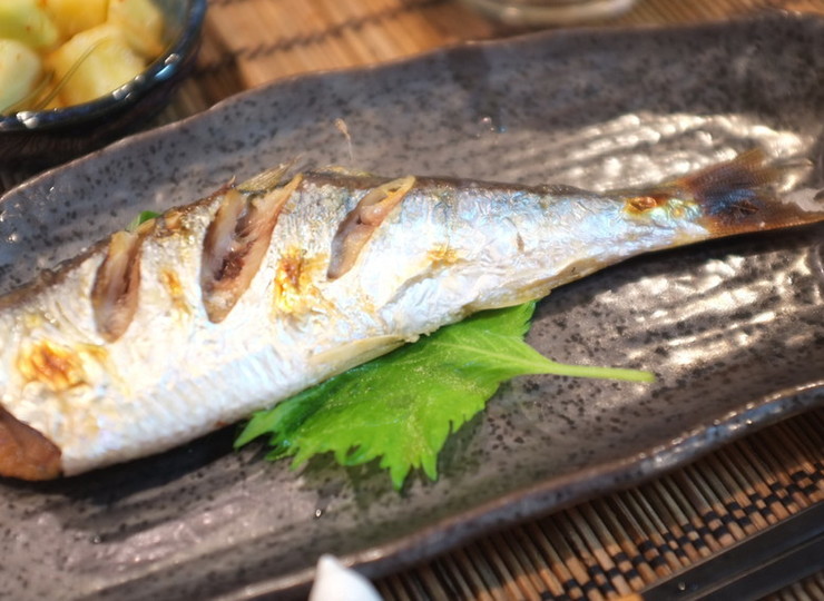にしんの塩焼き