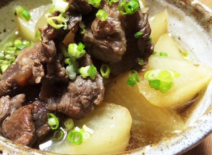 おでん風 牛スジ大根