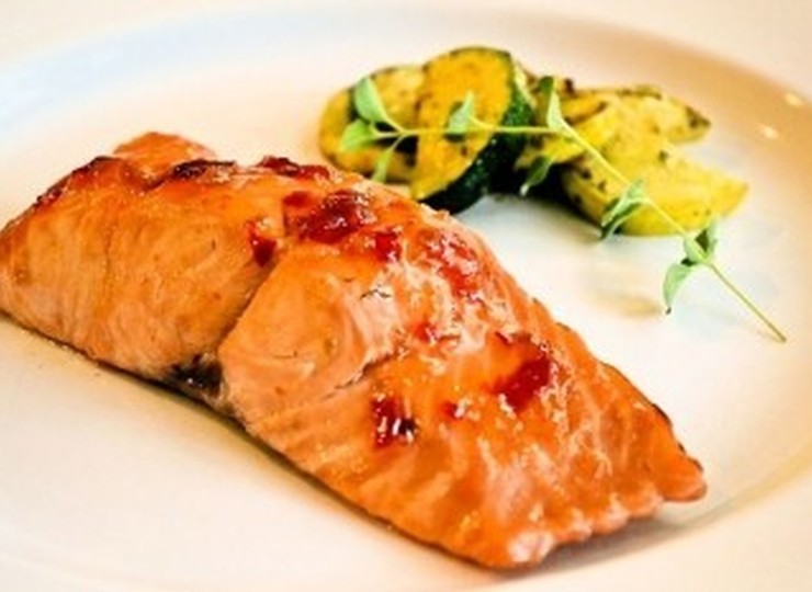 鮭のスイートチリロースト