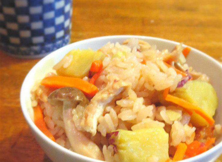 さつまいもの炊き込みごはん