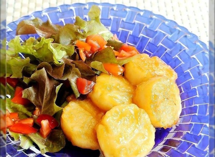 ホタテのバター焼き 我が家風はとろみ付き