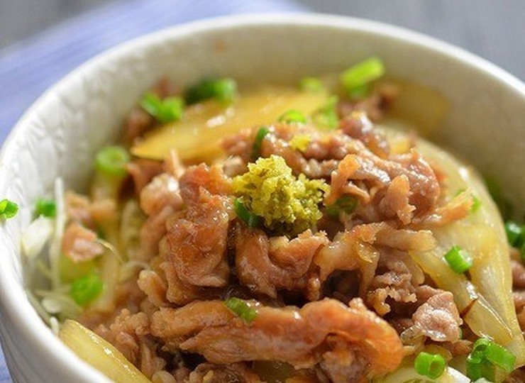 簡単 しょうが焼き丼