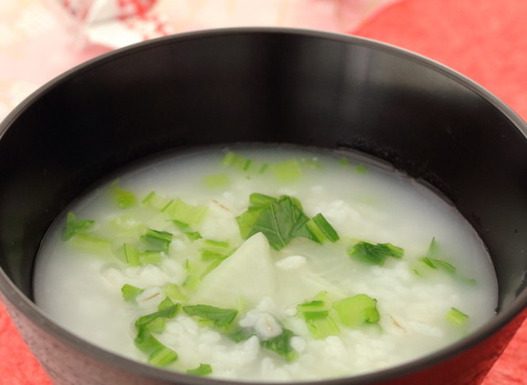 胃腸にやさしい七草粥