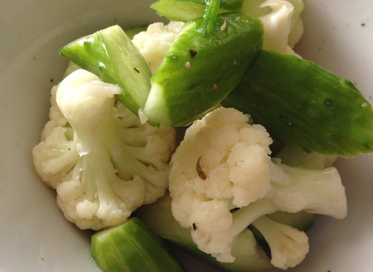 カリフラワーの中華マリネ