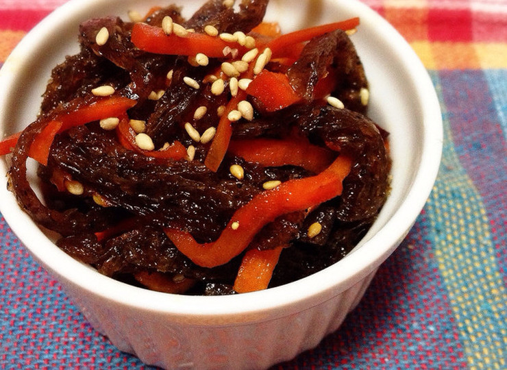 冷凍こんにゃくのきんぴら