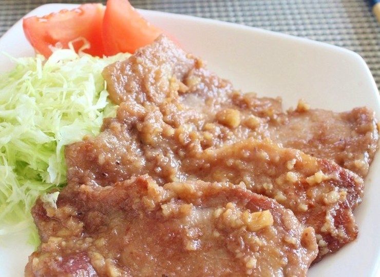 豚のくるみ味噌焼き