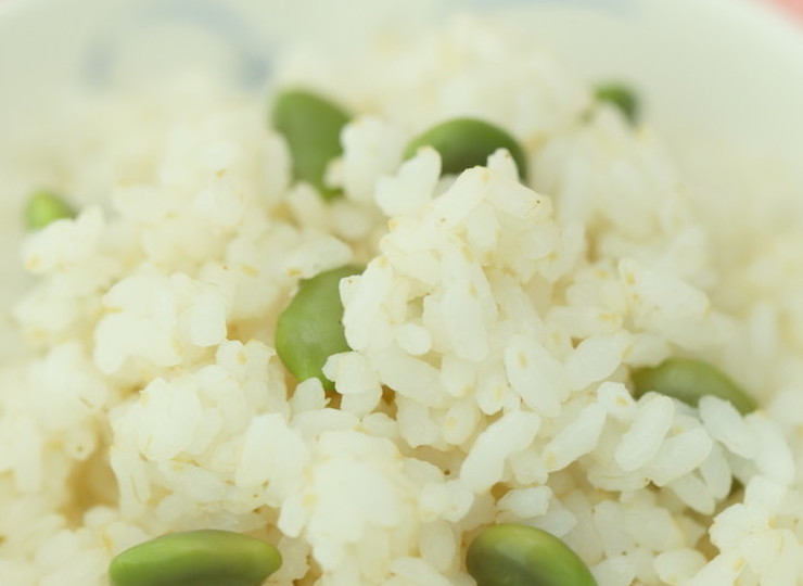 豆香豊かな枝豆ごはん