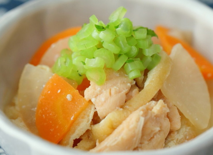 鮭缶でお手軽粕煮