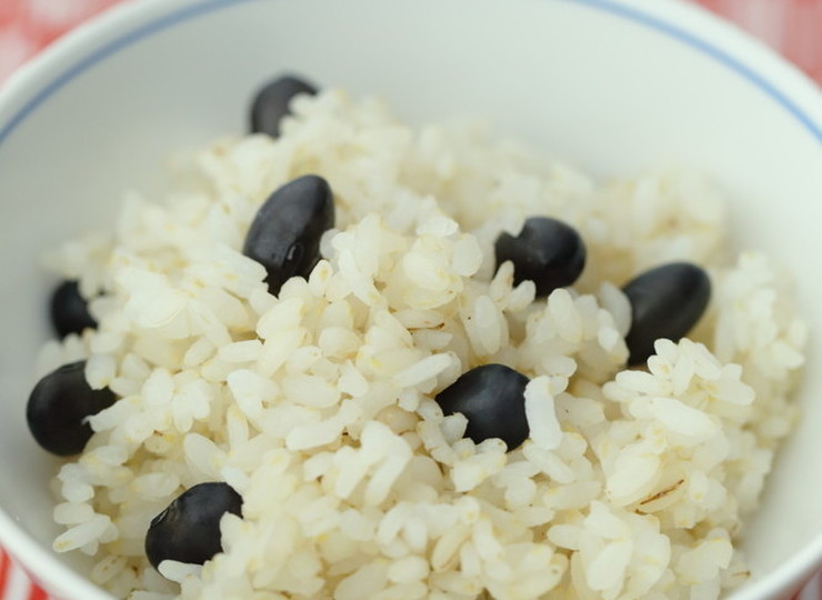 香ばしい黒豆ごはん✿