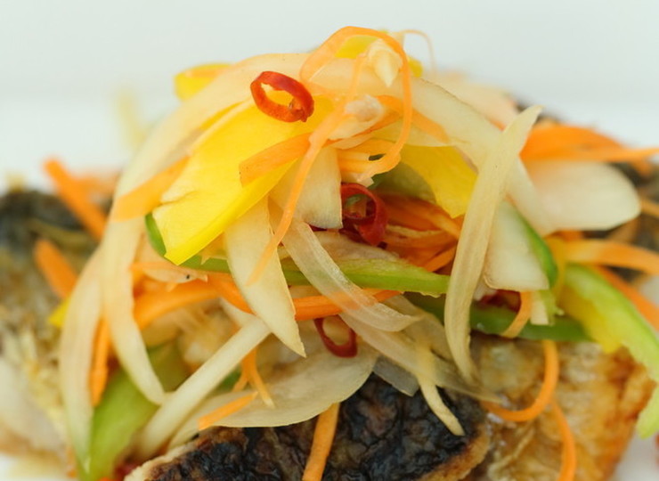 米粉でからっと❢焼きニシン南蛮