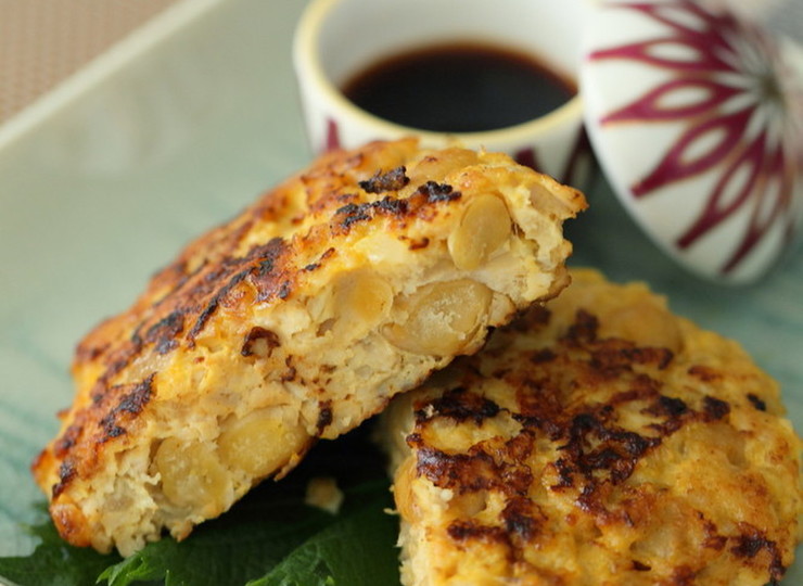 ほくほく食感のひよこ豆入りつくね