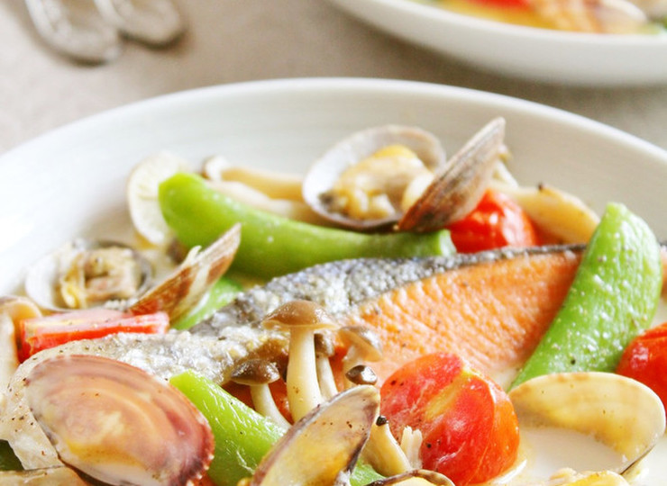 塩鮭のミルクパッツァ