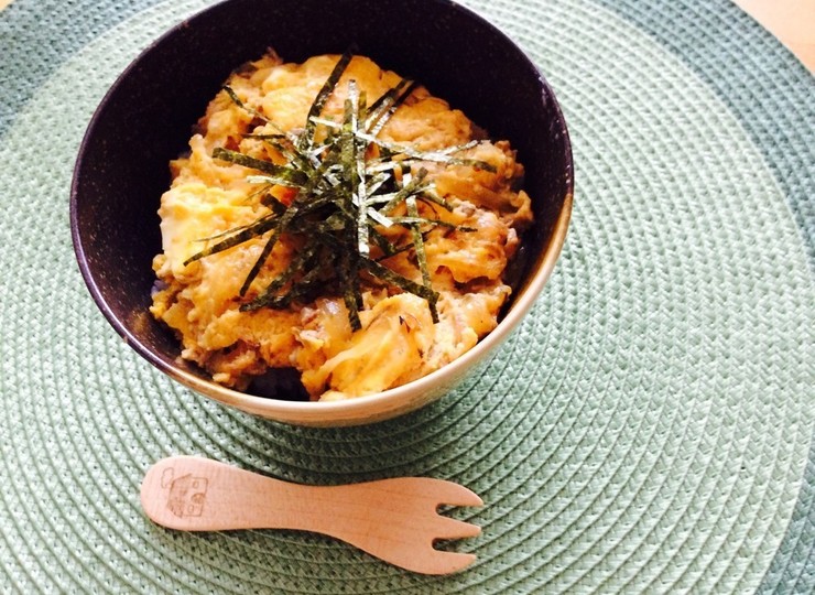 さば缶で親子丼風