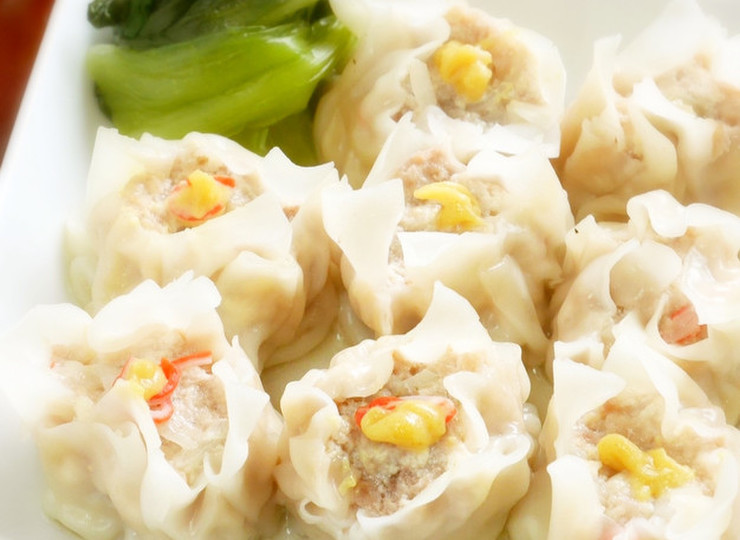 ふわふわ豆腐のシュウマイ