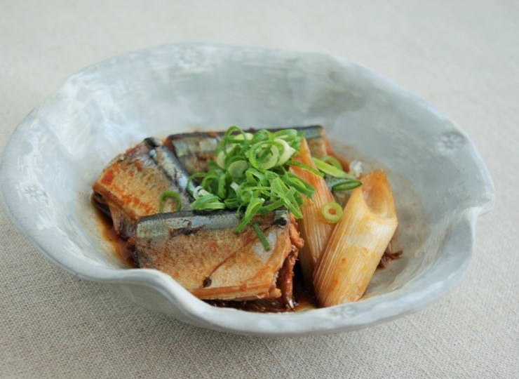 ピリ辛 さんまの韓国風煮物