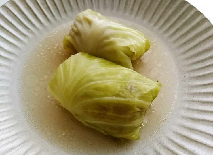 フライパンで ロールキャベツ