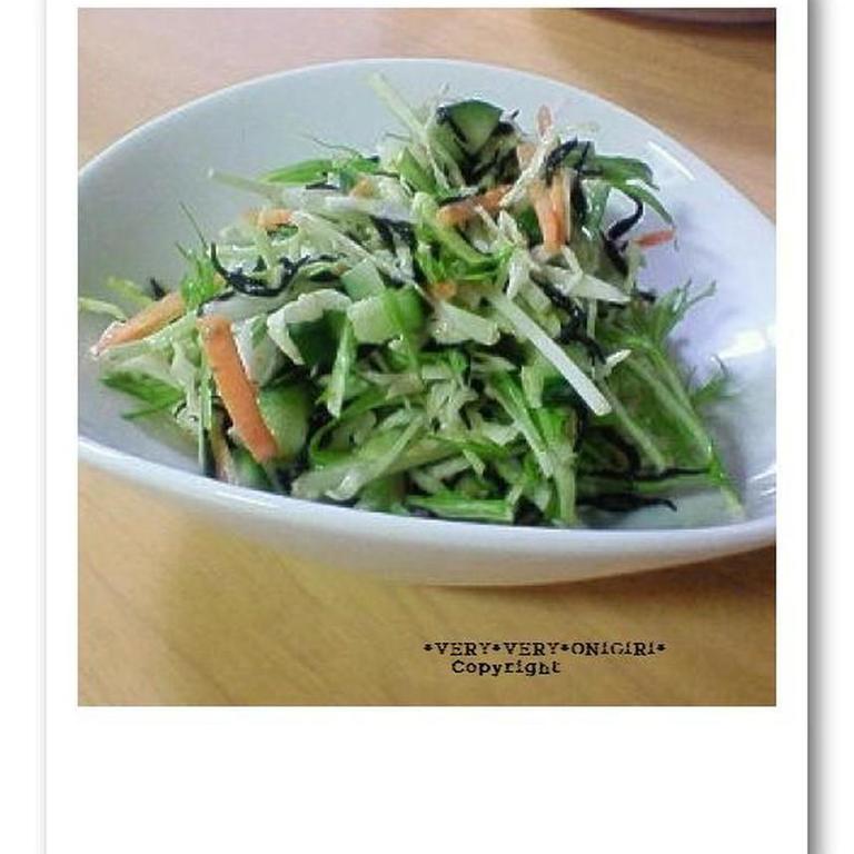 簡単 ひじきと野菜の五品目サラダ