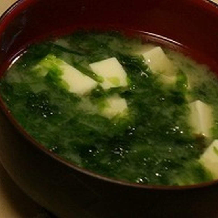 生青のりの味噌汁