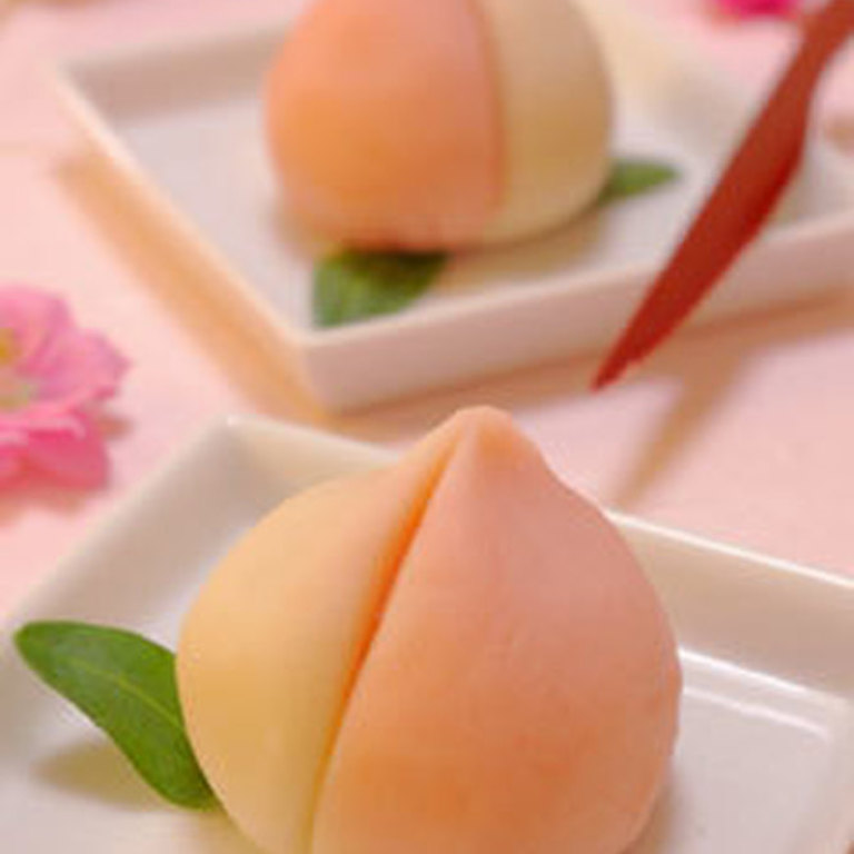桃ねりきり ひな祭りの簡単和菓子