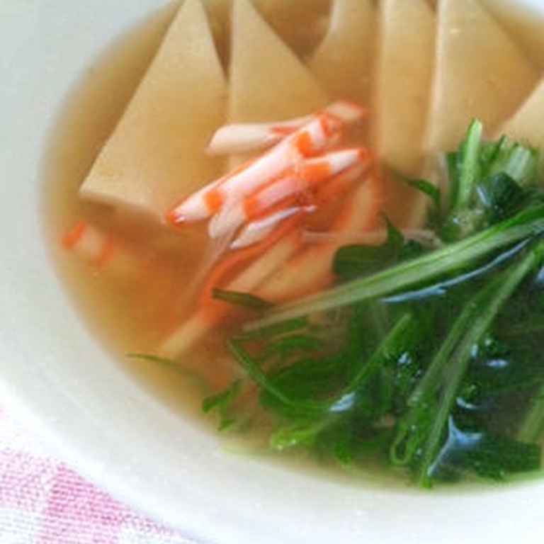 高野豆腐のとろとろスープ