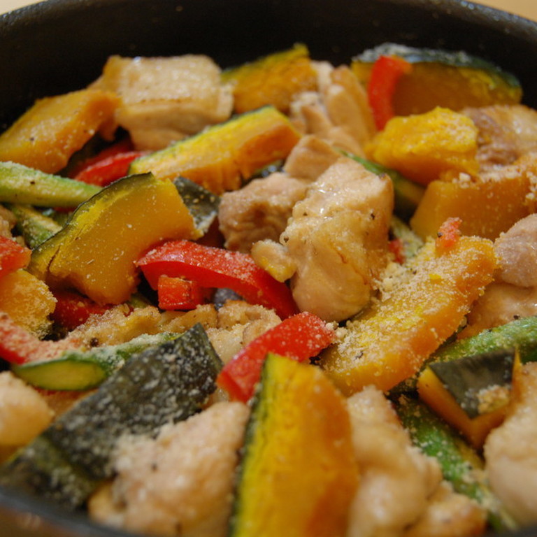 簡単 鶏肉と彩り野菜のオーブン焼き By Cohoshi 管理栄養士監修のレシピ検索 献立作成 おいしい健康 高血圧