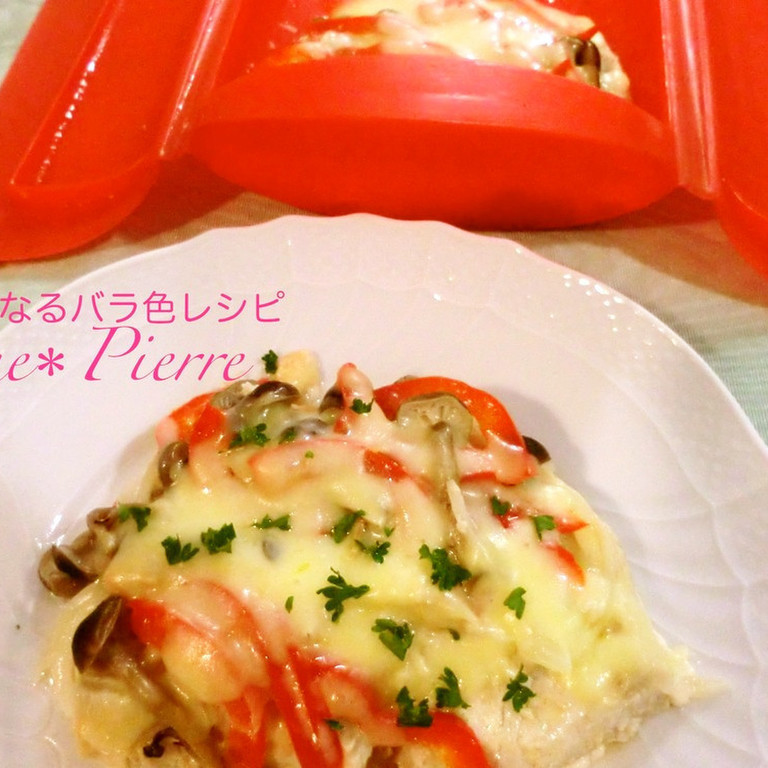 かじきと野菜のチーズ蒸し