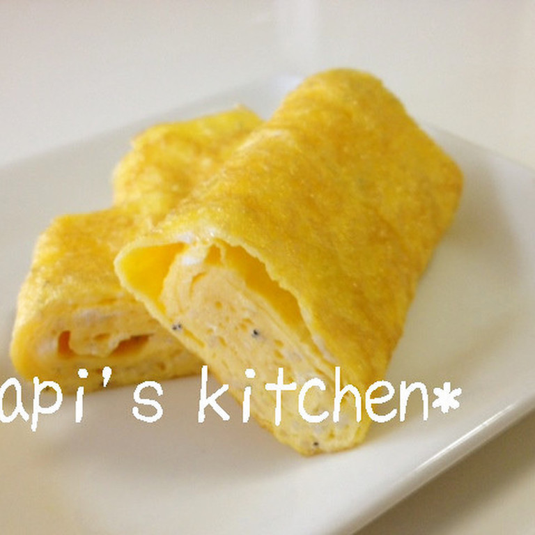 カルシウム補給 しらす入りの卵焼き