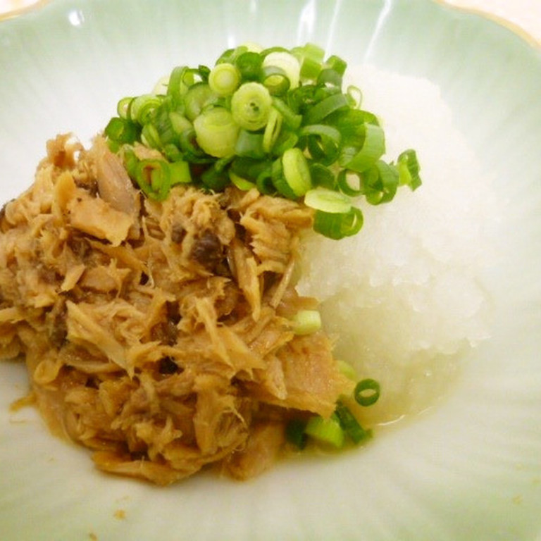カツオフレークとおろし大根