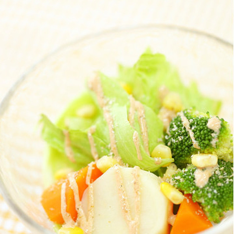 カラフル温野菜サラダ