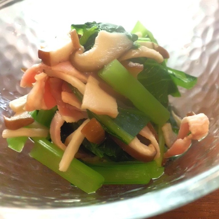 小松菜ときのこのサラダ