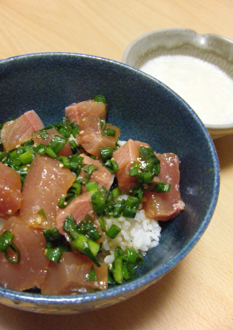 我が家の味 ぶりのりゅうきゅう丼