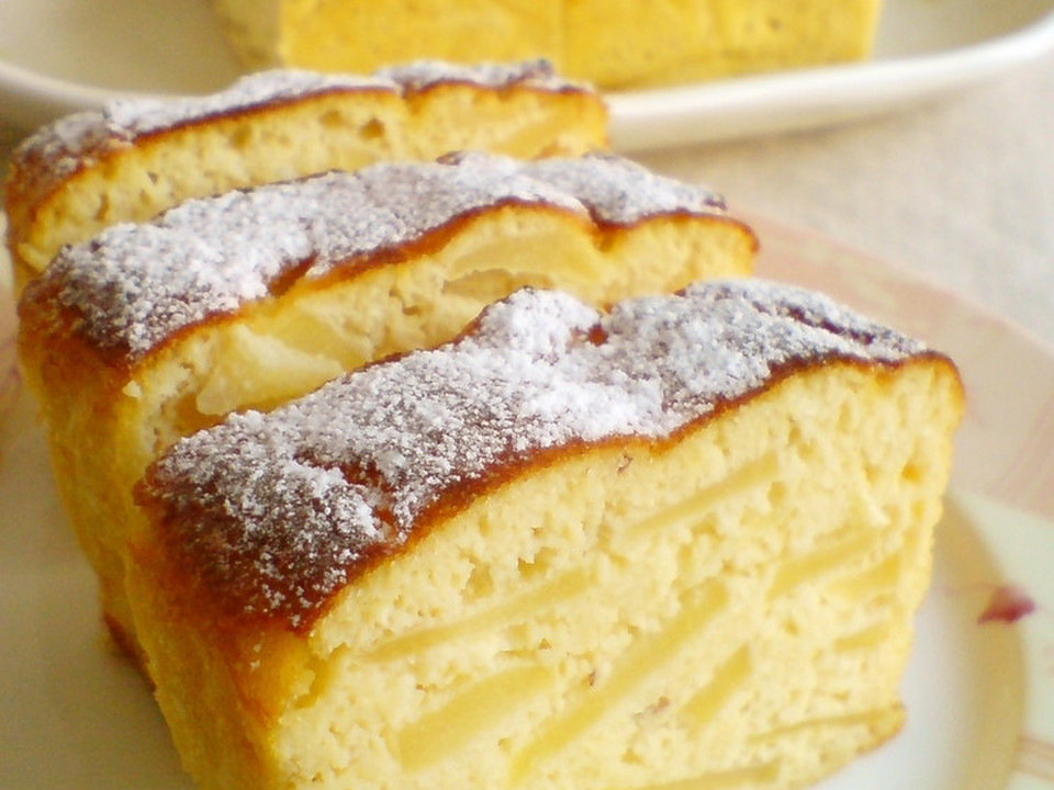 ノンオイル ノン小麦粉 おから林檎ケーキ