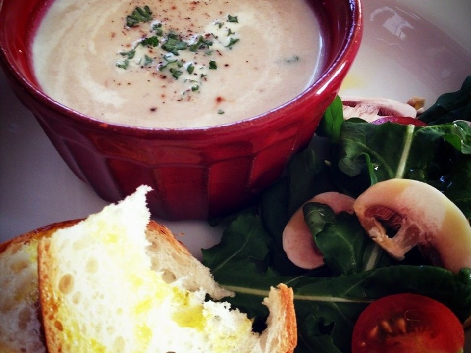 きのことじゃがいものポタージュ