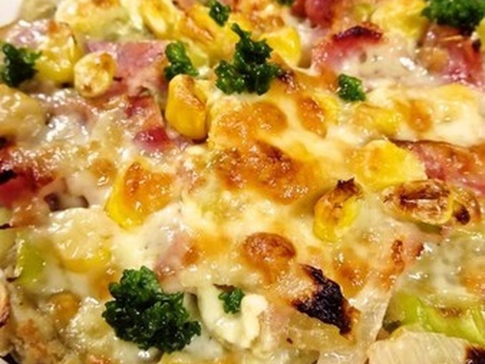 ごぼう入り おからピザ