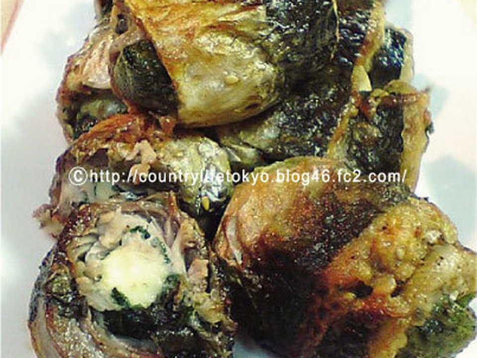 とろーり イワシのチーズ巻き焼き