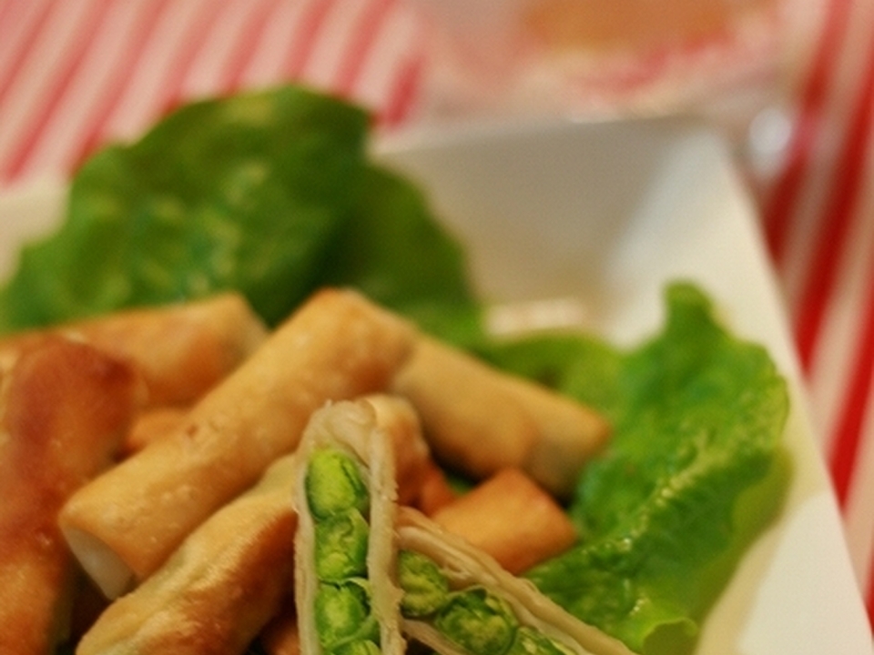 グリーンピース餃子