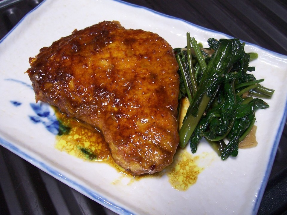 かじきのカレー風味照り焼き