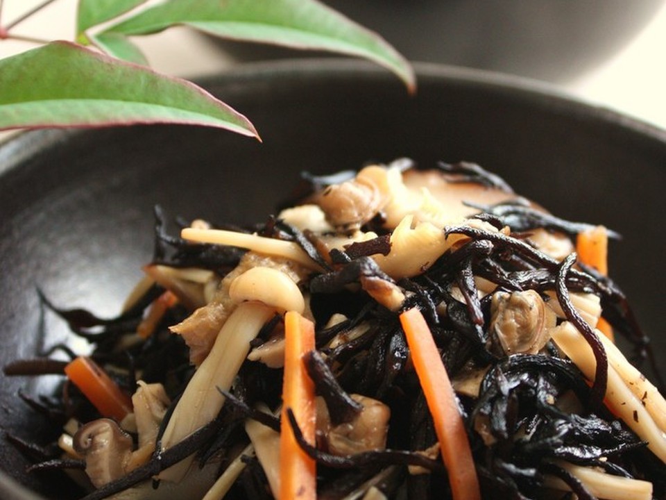 しじみのお出汁で 五目ひじき煮