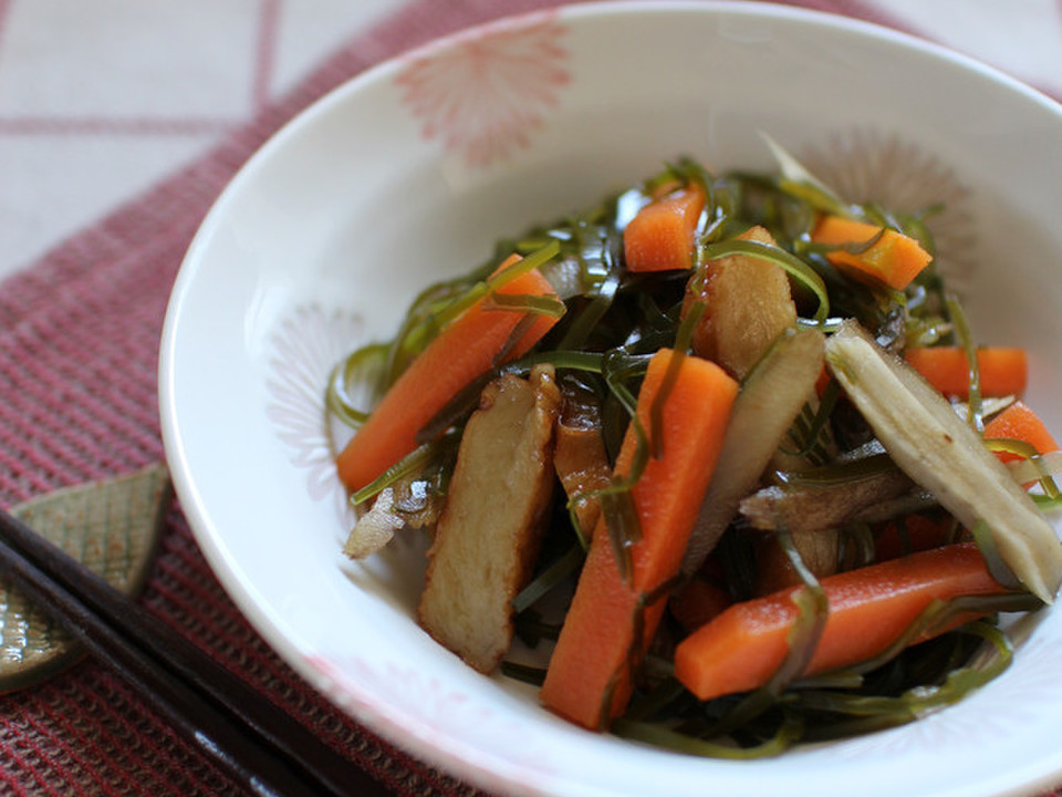 切り昆布の煮物