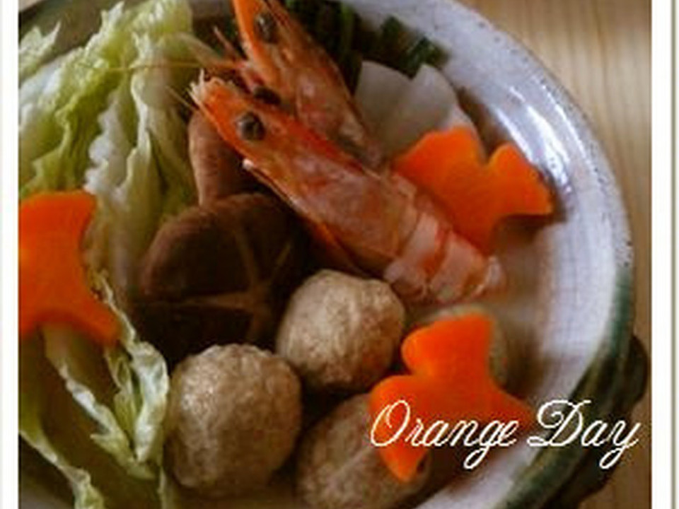 鶏団子入り 酒粕鍋