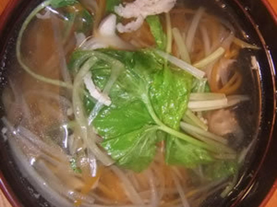 簡単なお吸い物 沢煮椀