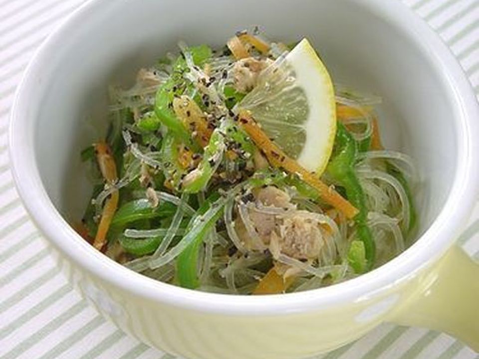 お弁当にも 春雨のレモンペッパー風味