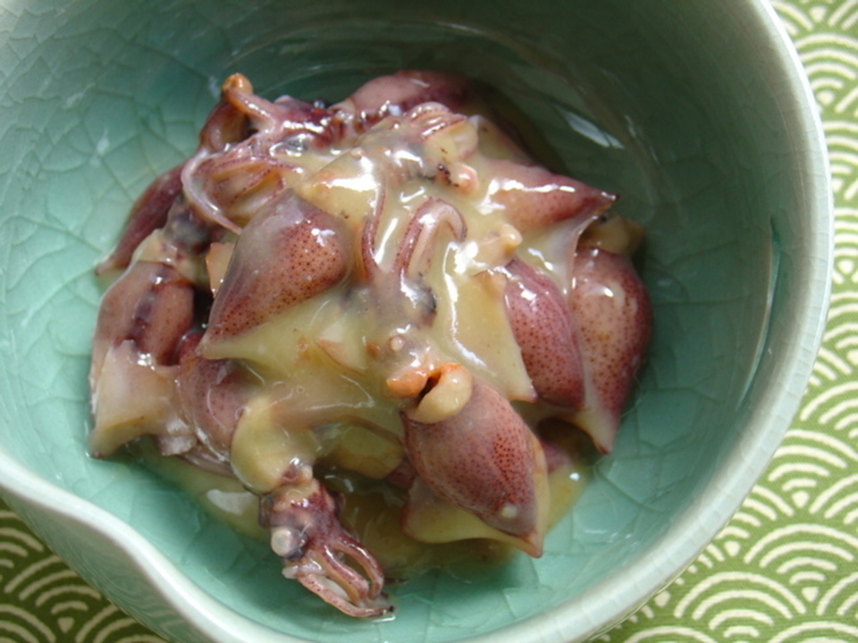 ホタルイカの酢味噌和え